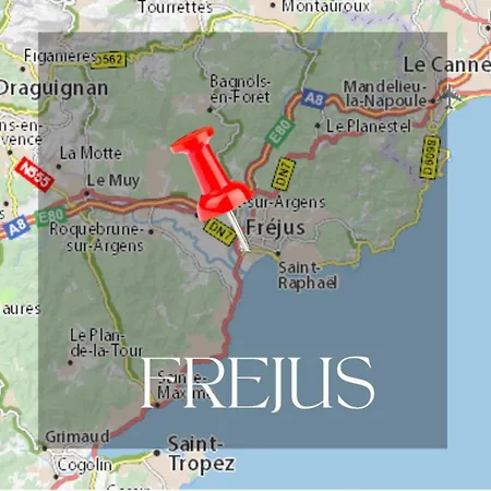 Coco'b, 4p, A/c, Wi-fi, 500m, Parking Fréjus