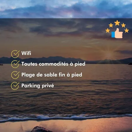 Lägenhet Coco'b, 4p, A/c, Wi-fi, 500m, Parking Fréjus